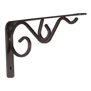 John Sterling Iron Daisy Shelf Bracket Bronze 8inch